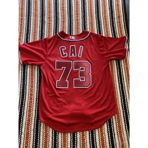 Majestic MLB Washington Capitals #47 CAI Stitched Jersey Red Size Large